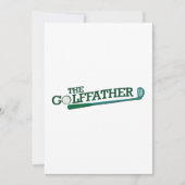 Golf Dad Funny Fathers Day Gift Kaart (Voorkant)