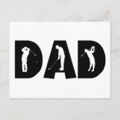 Golf Dad Gift Briefkaart (Voorkant)