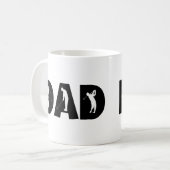 Golf Dad Gift Koffiemok (Voorkant links)