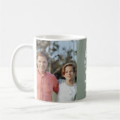 Golf dad modern khaki groene typografie grappige f koffiemok (Links)