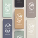 Golf dad modern sage green typography funny chic Case-Mate iPhone case<br><div class="desc">Golf dad modern sage green and white typography funny best dad by by by by. Ideal Christmas,  birthday,  Fathers day gift for him.</div>