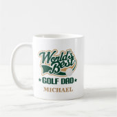 Golf Dad Personalized Mug Gift Koffiemok (Links)