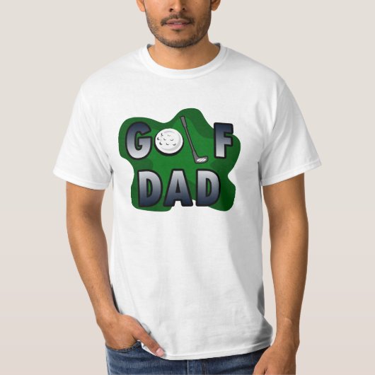 Golf Dad T-Shirt, vaderdag voor Golfer T-shirt (Voorkant)