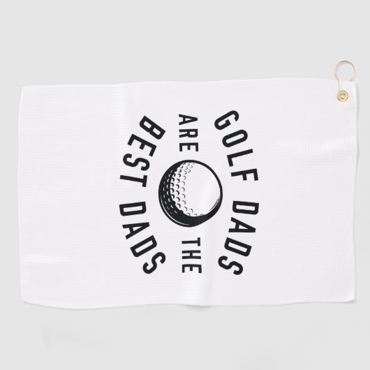 Golf Dads zijn de beste Dads Golfhanddoek (Horizontaal)