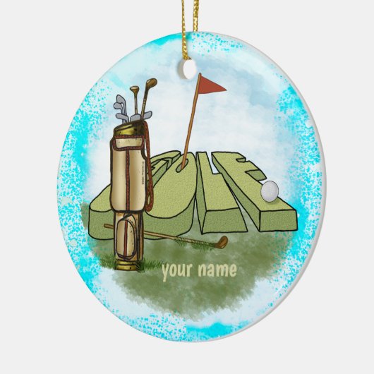 Golf Dag ornament (Links)