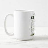 Golf Dagelijks Leven Grappige Checklist Koffiemok (Links)