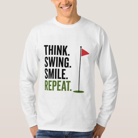 Golf dagelijks leven t-shirt (Voorkant)