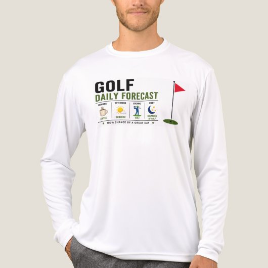 Golf Dagelijks leven Tri-Blend Shirt (Voorkant volledig)