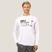 Golf Dagelijks leven Tri-Blend Shirt (Voorkant)