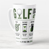 Golf dagelijkse koffie latte mok (Linkerhoek)