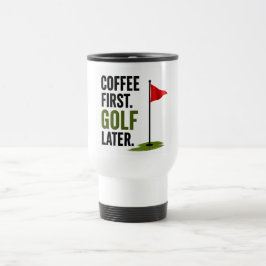Golf dagelijkse koffie reisbeker