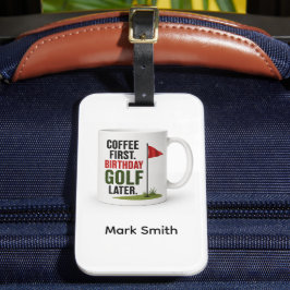 Golf Dagelijkse levensroutine Bagagelabel