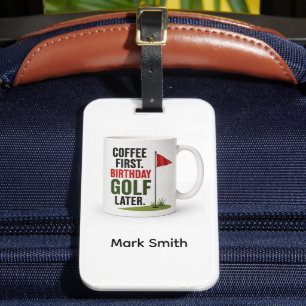 Golf Dagelijkse levensroutine Bagagelabel