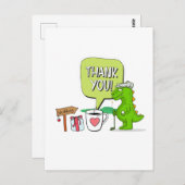 Golf Dank je voor Golfer Huwelijk  Briefkaart (Voorkant / Achterkant)