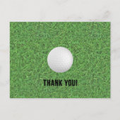 Golf Dank u Briefkaart (Voorkant)