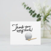Golf Dank u kaart (Staand voorkant)