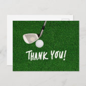 Golf Dank u kaart (Voorkant / Achterkant)