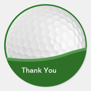 Golf Dank u Stickers