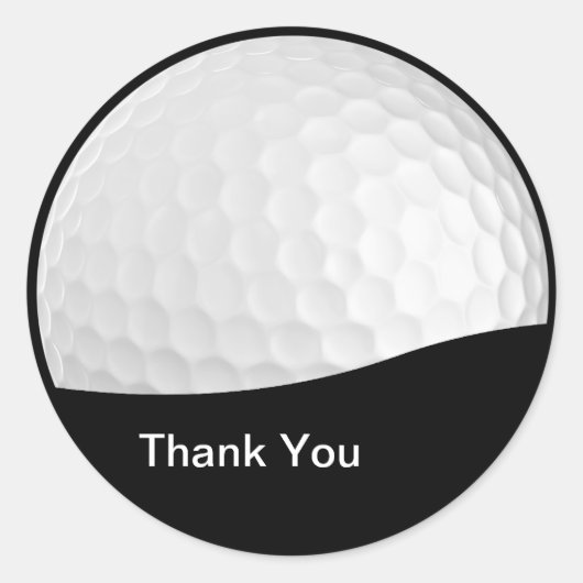 Golf Dank u Stickers (Voorkant)