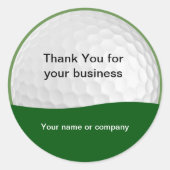 Golf Dank u Stickers (Voorkant)