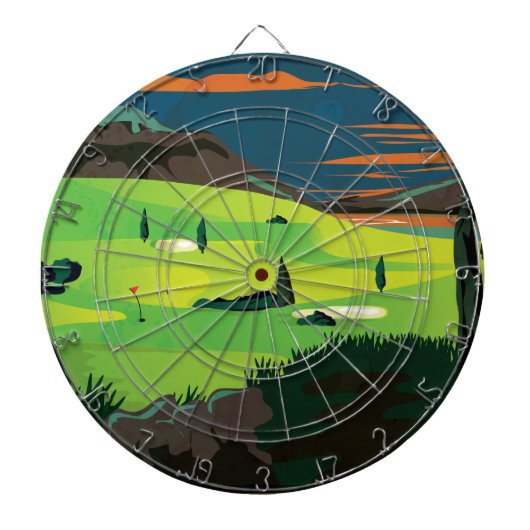Golf Dartbord (Voorkant)