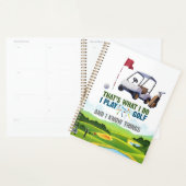 Golf dat ik golf speel en dingen ken planner (Display)