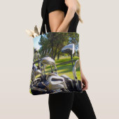 Golf Day Out Wahoo Tote Bag (Dichtbij)
