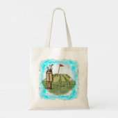 Golf Day-tas Tote Bag (Achterkant)