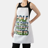 Golf de enige therapie, trendy schort (Insitu)