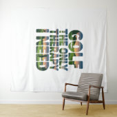 Golf de enige therapie, trendy wandkleed (In Situ (horizontaal))