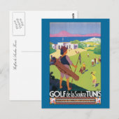 Golf de la Soukra Tunis Briefkaart (Voorkant / Achterkant)