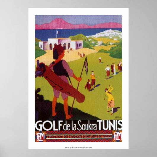 Golf de la Soukra Tunis Poster (Voorkant)