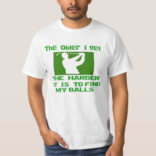 Golf-De ouder die ik krijg T-shirt (Voorkant)