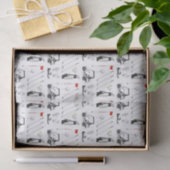 Golf decoupage papier, golfer tissue papier (Geschenk)