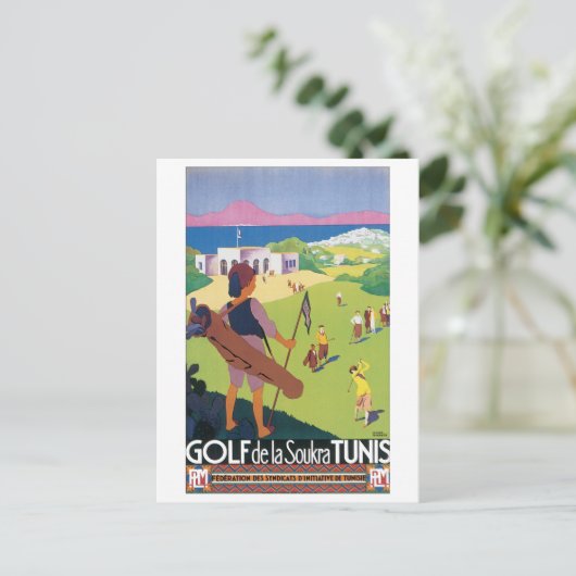 Golf del Soukra Tunis Briefkaart (Staand voorkant)