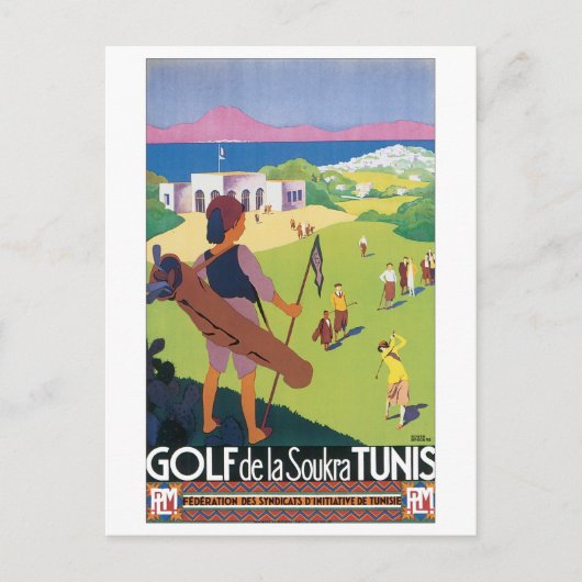 Golf del Soukra Tunis Briefkaart (Voorkant)