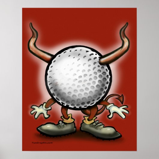 Golf Demon Poster (Voorkant)