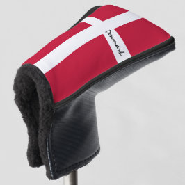 Golf Denemarken en Deense vlag/Golf Clubs Hoesjes Golfheadcover