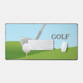 Golf Design Desk Mat (Keyboard & Muis)
