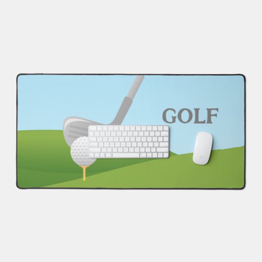 Golf Design Desk Mat (Keyboard & Muis)