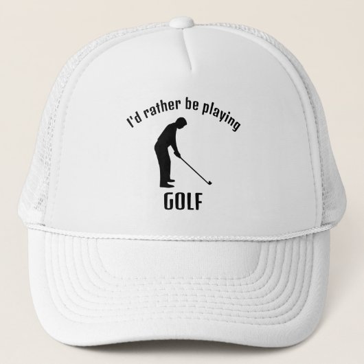 Golf Design Hoed Trucker Pet (Voorkant)