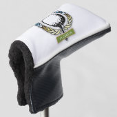 Golf Design Monogram Golfer Sjabloon Golfheadcover (3/4 voorkant)
