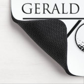 Golf Design Monogram Sjabloon Muismat (Hoek)