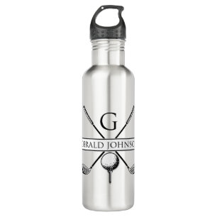 Golf Design Monogram Sjabloon Waterfles
