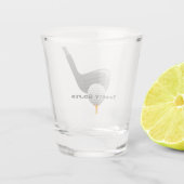 Golf Design Shot Glass Shot Glas (Achterkant)