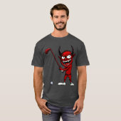 Golf devil T-Shirt (Voorkant volledig)