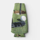 Golf die het groene licht geeft, flesjeskoeler (Voorkant)