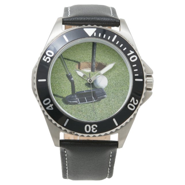 Golf die het groene licht geeft, horloge (Voorkant)