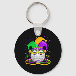 Golf die Pet van de Jester draagt Maskadkralen Mar Sleutelhanger