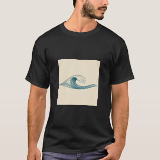 golf die zijn lijnen glad en vloeiend maakt, t-shirt
